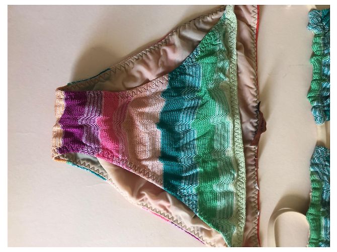 Missoni Häkel Bikini Bunt Mehrfarben - Ansicht 2