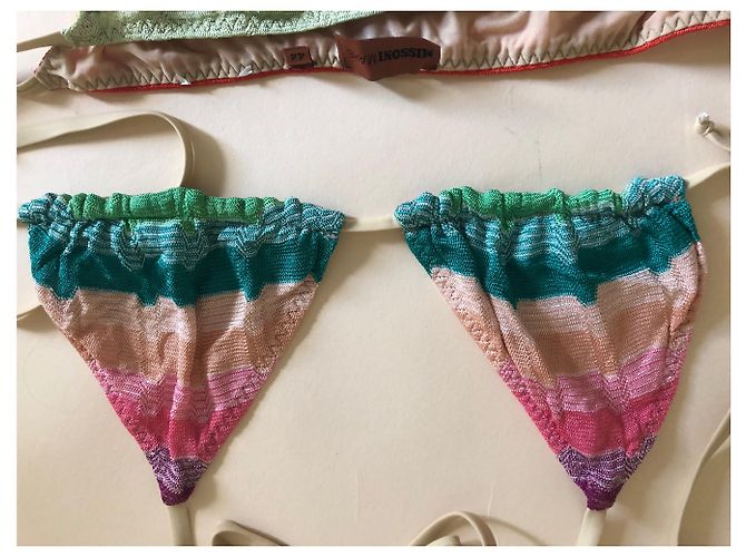 Missoni Häkel Bikini Bunt Mehrfarben - Ansicht 5