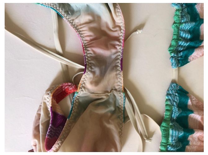 Missoni Häkel Bikini Bunt Mehrfarben - Ansicht 8