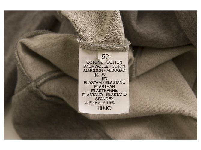 Liu.Jo Ajay von Liu Jo Gray Button Closure Baumwolle Sommer Cardigan Jacke Elbow Sequins Grau - Ansicht 4