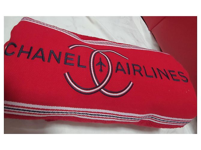 Chanel toalla: Nueva aerolínea Roja Azul Burdeos - vista 5