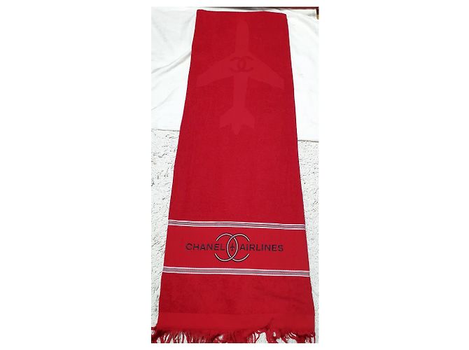 Chanel toalla: Nueva aerolínea Roja Azul Burdeos - vista 7