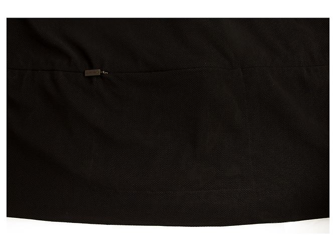 Laurèl Laurel Jeans Black Mesh Lined Fabric Button Front Lightweight Jacket size 40 - view 4