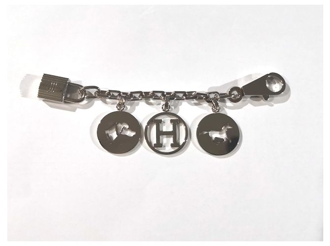 Hermès Charm per borsa Hermes Palladium Breloque Argento - vista 4