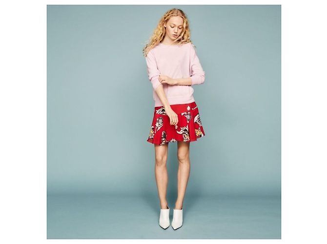 Autre Marque Herbstwinterspringsummer Rot Mehrfarben - Ansicht 4