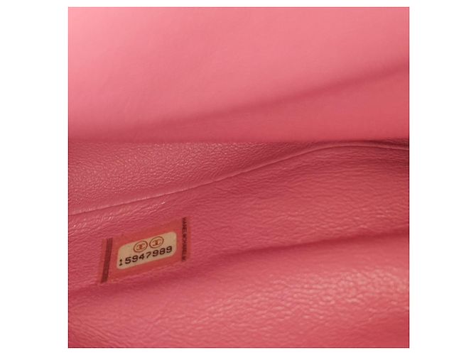 Bolsa Chanel Timeless Rosa Coral em pele de vitelo - vista 3