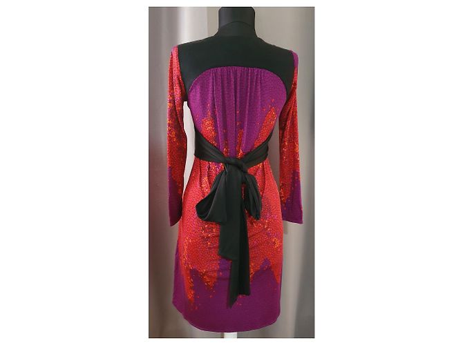 Autre Marque Mara Hoffman Seidenkleid mehrfarbig Mehrfarben - Ansicht 3