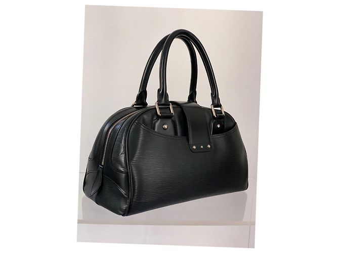 Louis Vuitton Bowling Montaigne GM Nero - vista 13