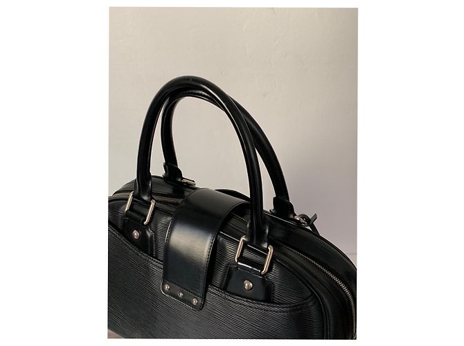 Louis Vuitton Bowling Montaigne GM Nero - vista 5