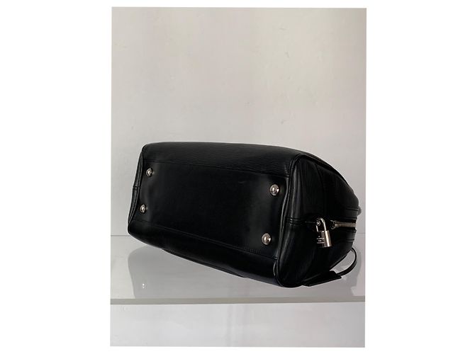 Louis Vuitton Bowling Montaigne GM Nero - vista 7