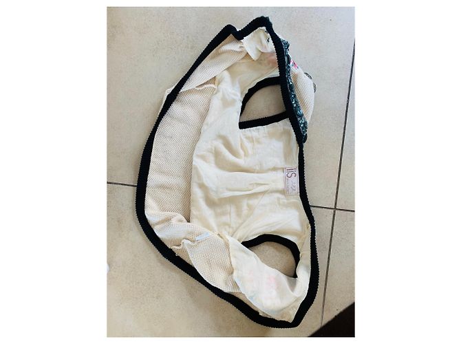 Autre Marque Siv Elise Seland Strickweste Beige Seide Baumwolle L - Ansicht 6