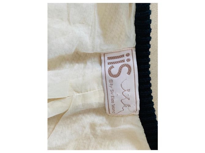 Autre Marque Siv Elise Seland Strickweste Beige Seide Baumwolle L - Ansicht 7