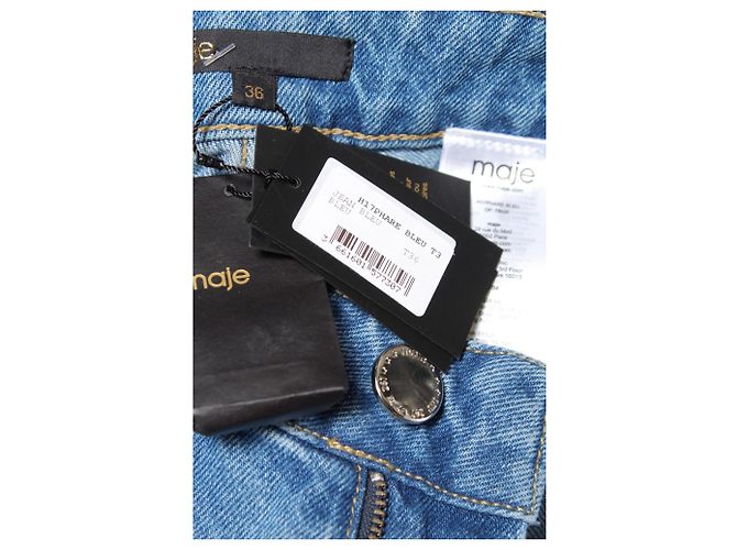 Jeans Maje blu in cotone taglia 36 - vista 6