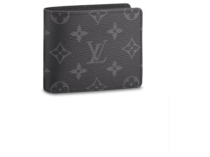 Louis Vuitton Schlanke Brieftasche neue LV Grau - Ansicht 2