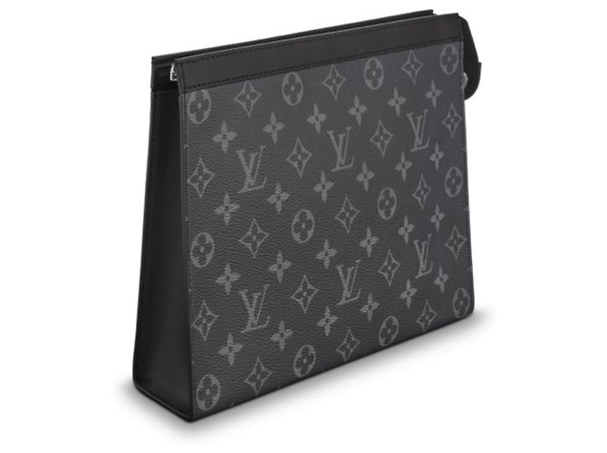 Louis Vuitton LV Pochette Voyage MM Grigio - vista 2