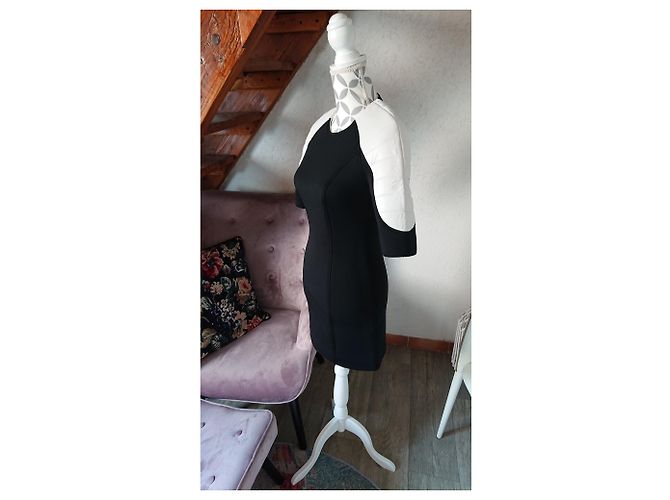 Abito bicolore bianco e nero Pierre Balmain - vista 2