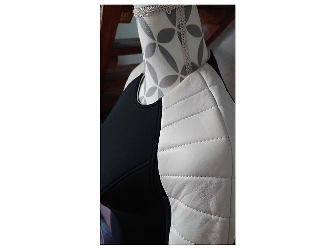 Abito bicolore bianco e nero Pierre Balmain - vista 6