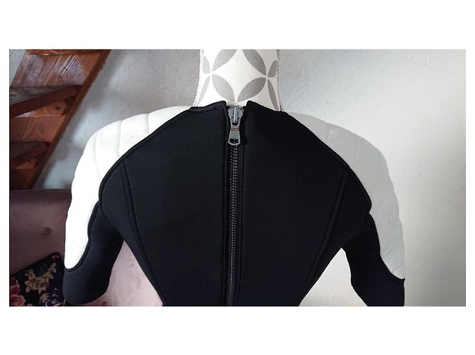Abito bicolore bianco e nero Pierre Balmain - vista 9