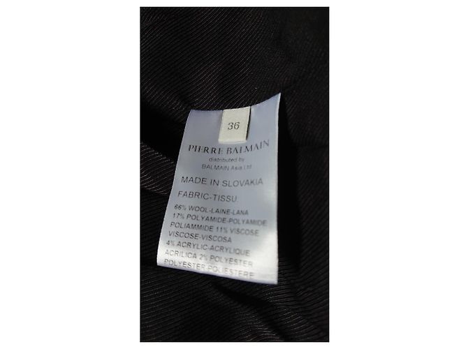 Pierre Balmain Perfecto Lederjacke Weiß - Ansicht 5
