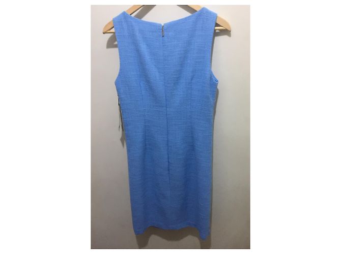 Karl Lagerfeld Tweedkleid mit Spitzendetail Hellblau - Ansicht 5