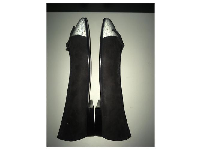 Chanel Hermosas bailarinas con logo 3D Negro Blanco - vista 2