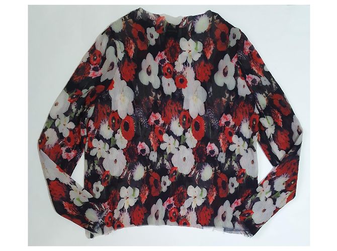 Blusa Blizella de crepé con flores Mads Norgaard Multicolor - vista 4