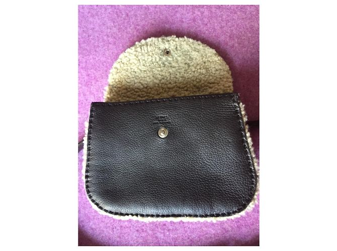 Hermès Marsupio HERMES in pelle Marrone scuro - vista 6