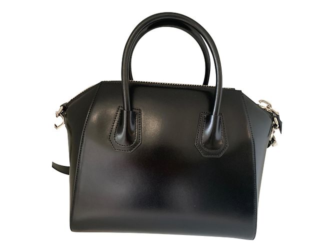 Autre Marque Givenchy Antigona Borsa Piccola in Pelle Nera Nero - vista 2