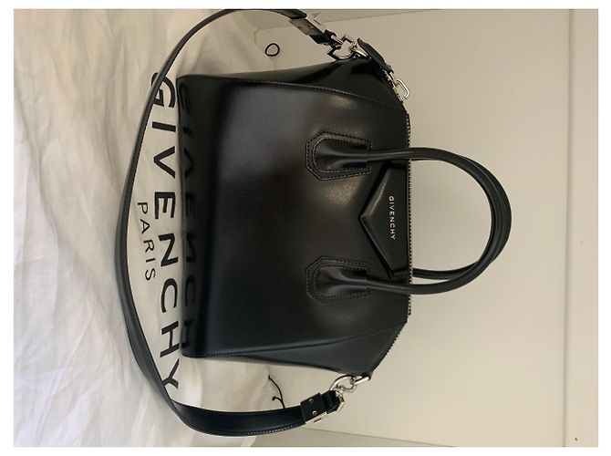 Autre Marque Givenchy Antigona Borsa Piccola in Pelle Nera Nero - vista 7