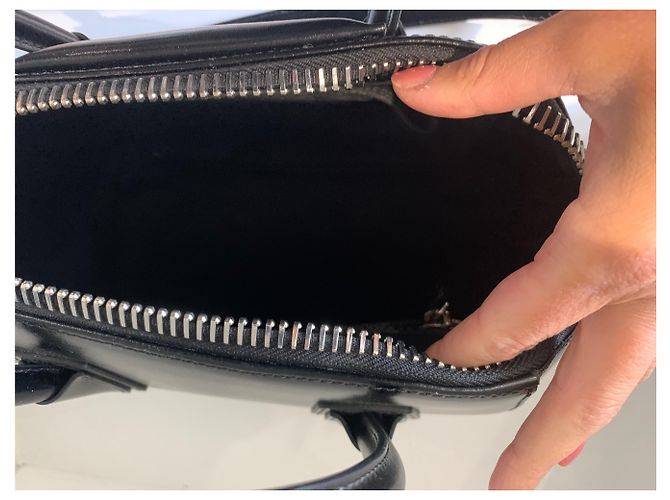 Autre Marque Givenchy Antigona Borsa Piccola in Pelle Nera Nero - vista 8