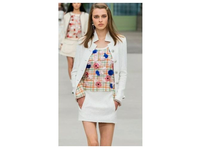 Chanel 2020 Jacke 38 Weiß - Ansicht 14