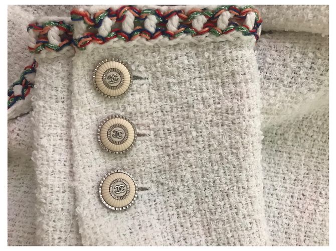 Chanel 2020 Jacke 38 Weiß - Ansicht 5