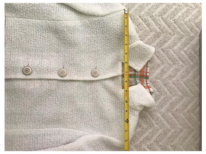 Chanel 2020 Jacke 38 Weiß - Ansicht 8