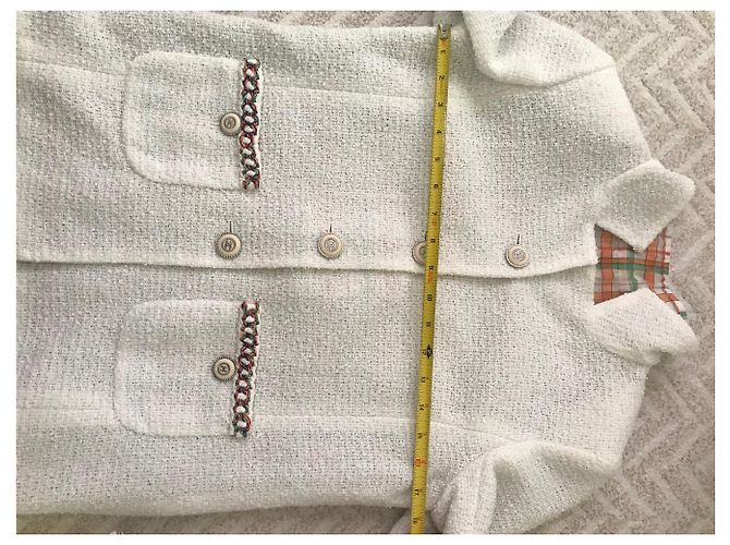 Chanel 2020 Jacke 38 Weiß - Ansicht 9