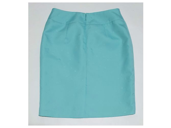 Autre Marque Falda a lunares verde aguamarina NIPON BOUTIQUE Azul - view 2