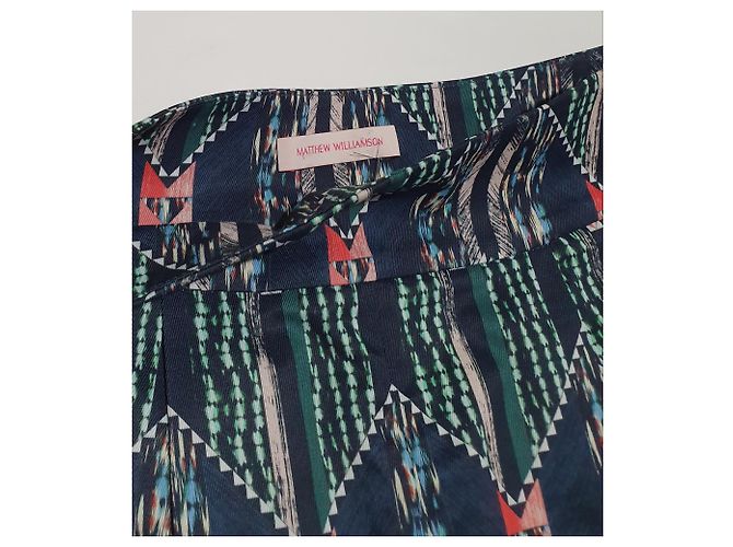 Pantaloncini Matthew Williamson Multicolore Cotone Viscosa - vista 3
