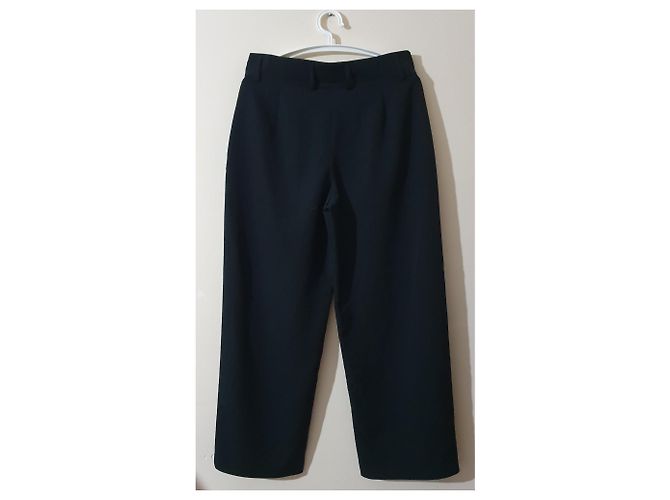 Autre Marque Pantalones negros de microfibra Ivan Grundahl - vista 2