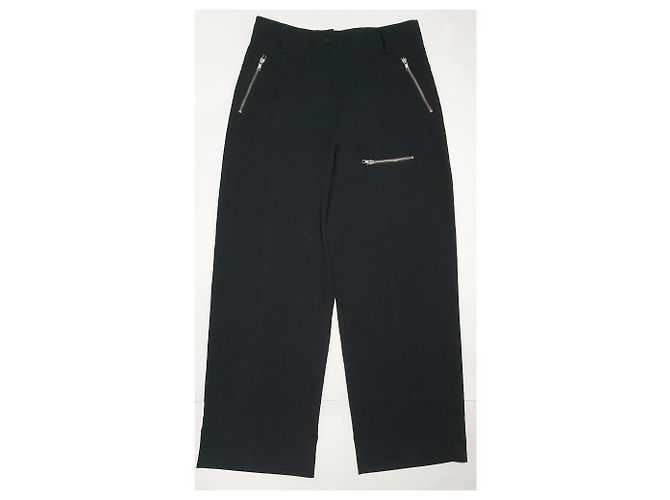 Autre Marque Pantalones negros de microfibra Ivan Grundahl - vista 4