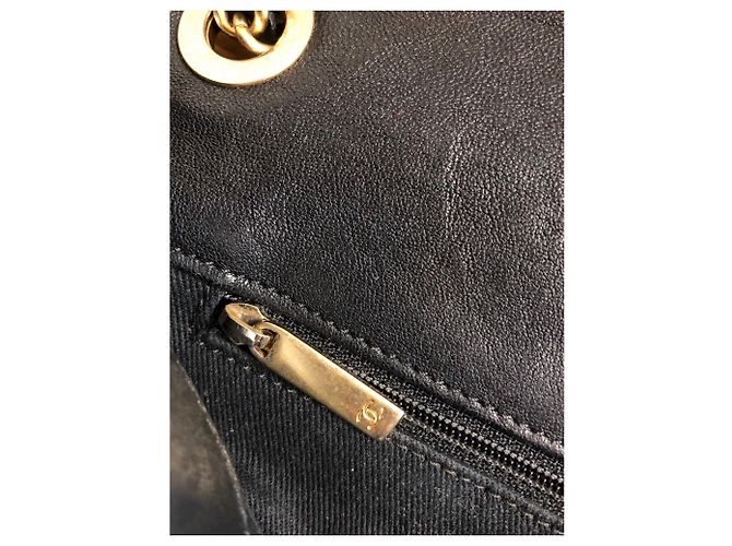 Chanel Borsa chevron senza tempo Nero - vista 10
