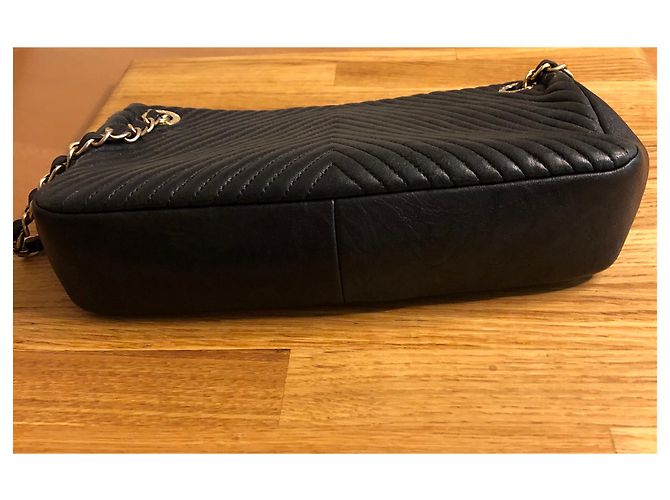 Chanel Borsa chevron senza tempo Nero - vista 17