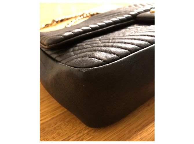 Chanel Borsa chevron senza tempo Nero - vista 5
