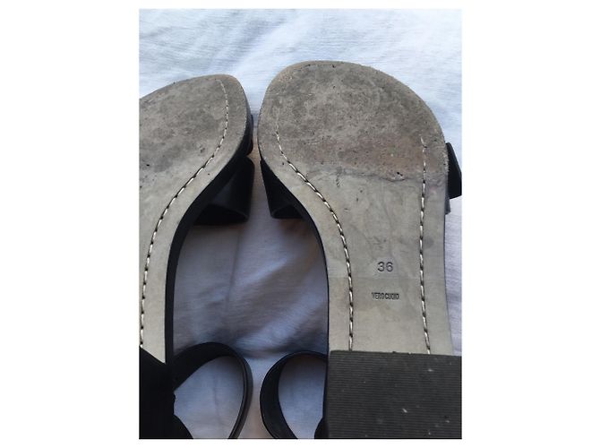 Sandali Alexander Wang in pelle nera Nero - vista 5