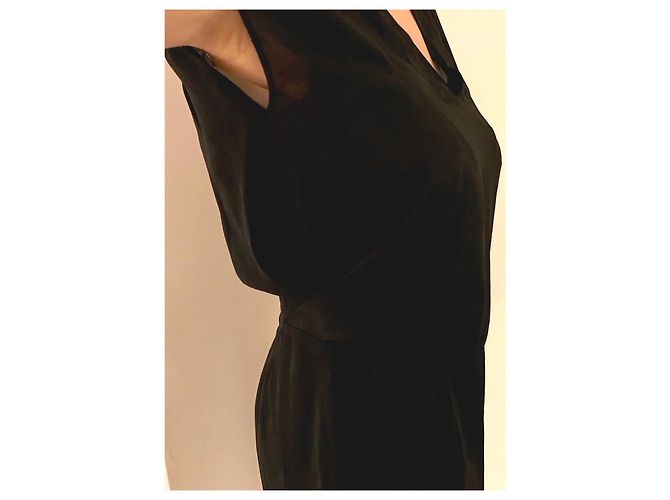 Vestido negro de viscosa Bimba & Lola - vista 15