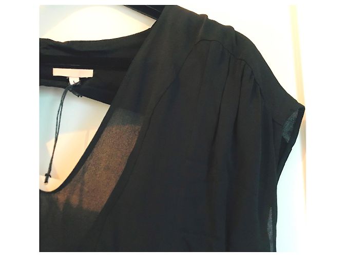 Vestido negro de viscosa Bimba & Lola - vista 18