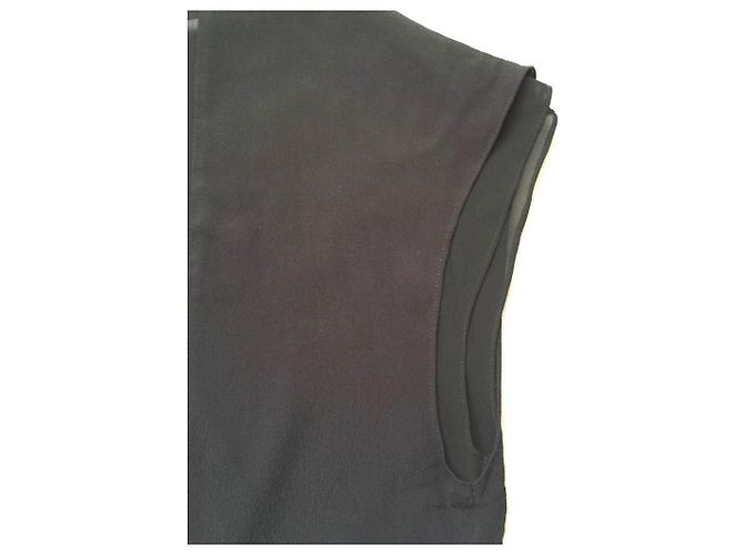 Vestido negro de viscosa Bimba & Lola - vista 9