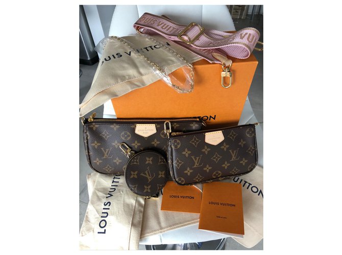Multi Pochette Borsa a tracolla multi-tasca Louis Vuitton Rosa - vista 9