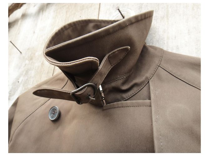 Gabardina Hermès mackintosh t 42 Castaño - vista 8
