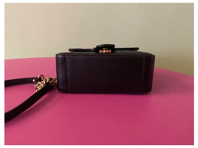Gucci Mini bag in pelle gg marmont - vista 5