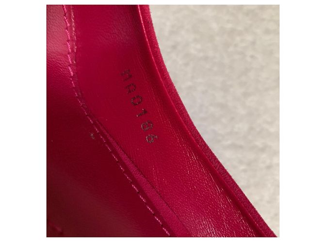 Louis Vuitton Nabuk Wildleder Fuchsia Pumps Fuschia - Ansicht 13