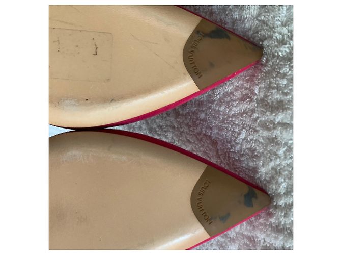 Louis Vuitton Nabuk Wildleder Fuchsia Pumps Fuschia - Ansicht 9